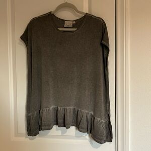 Dantelle peplum blouse